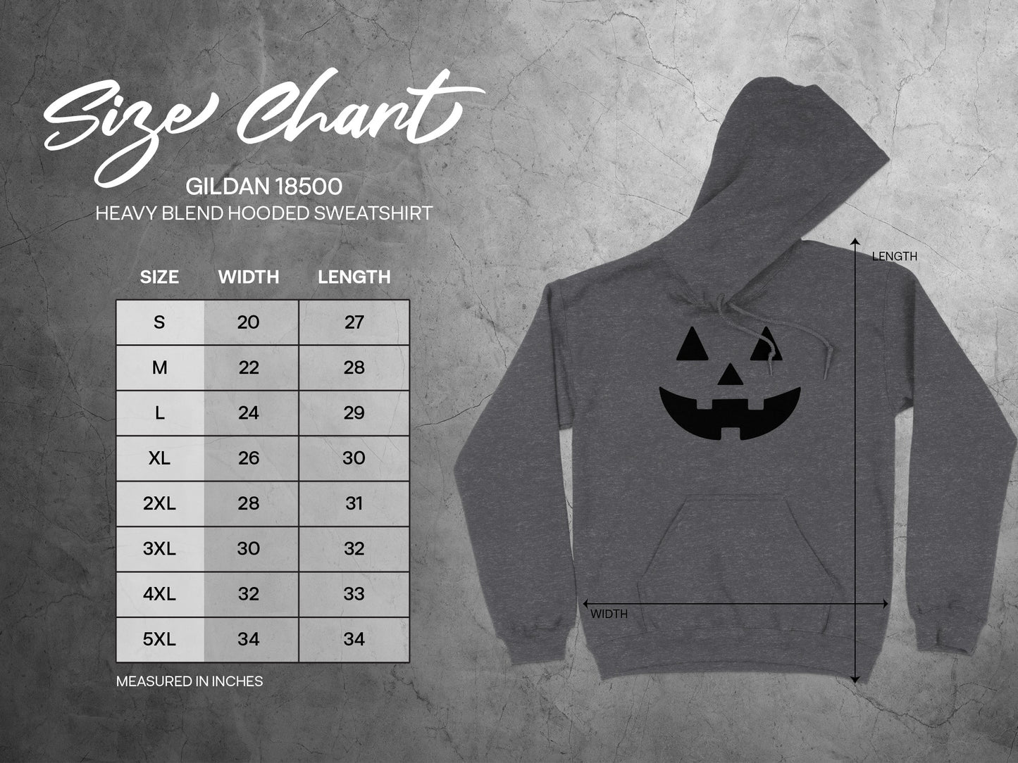 Halloween Pumpkin Face Heavy Blend Hooded Sweatshirt product