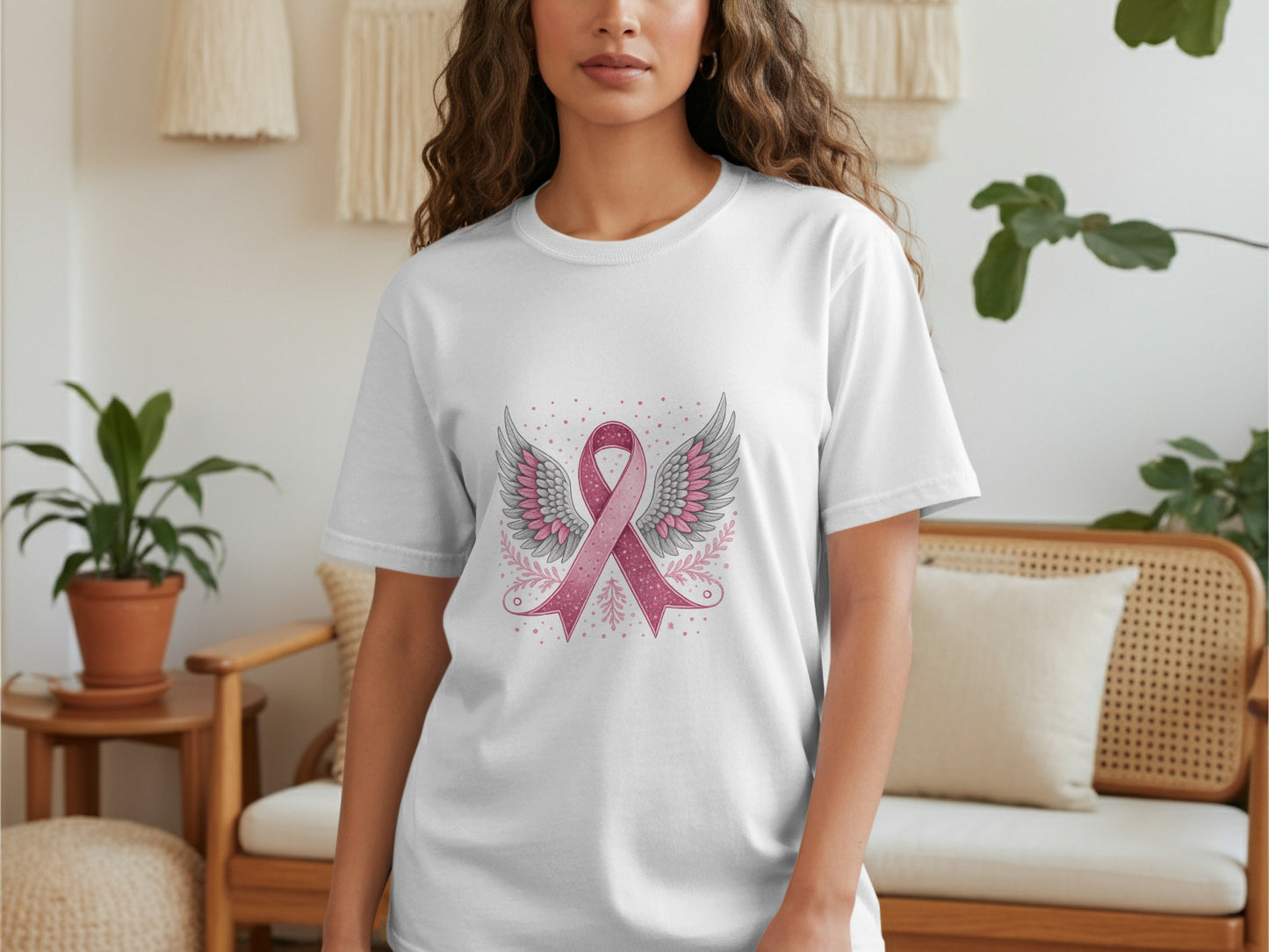 Breast Cancer Awareness Ribbon Graphic T-shirt product