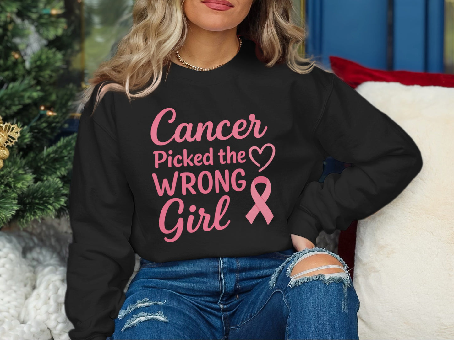 Cancer Picked the Wrong Girl message product