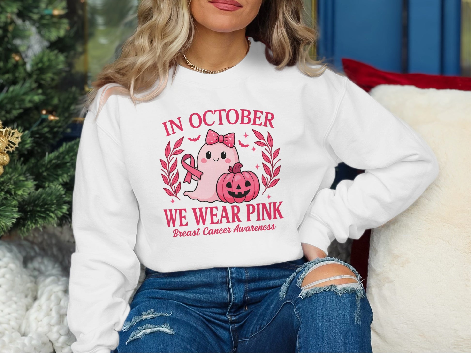In October We Wear Pink Breast Cancer Awareness product type