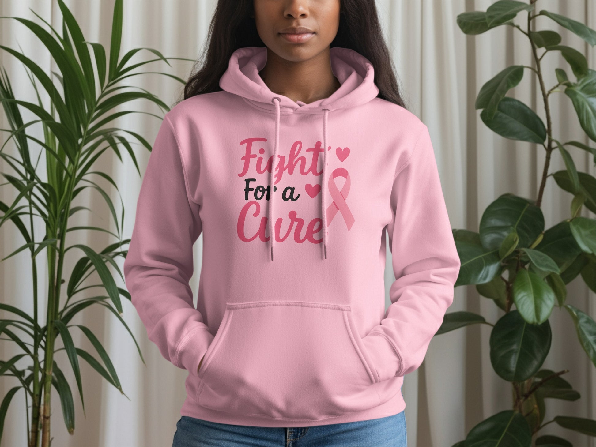 Fight For A Cure Hoodie Breast Cancer Awareness product
