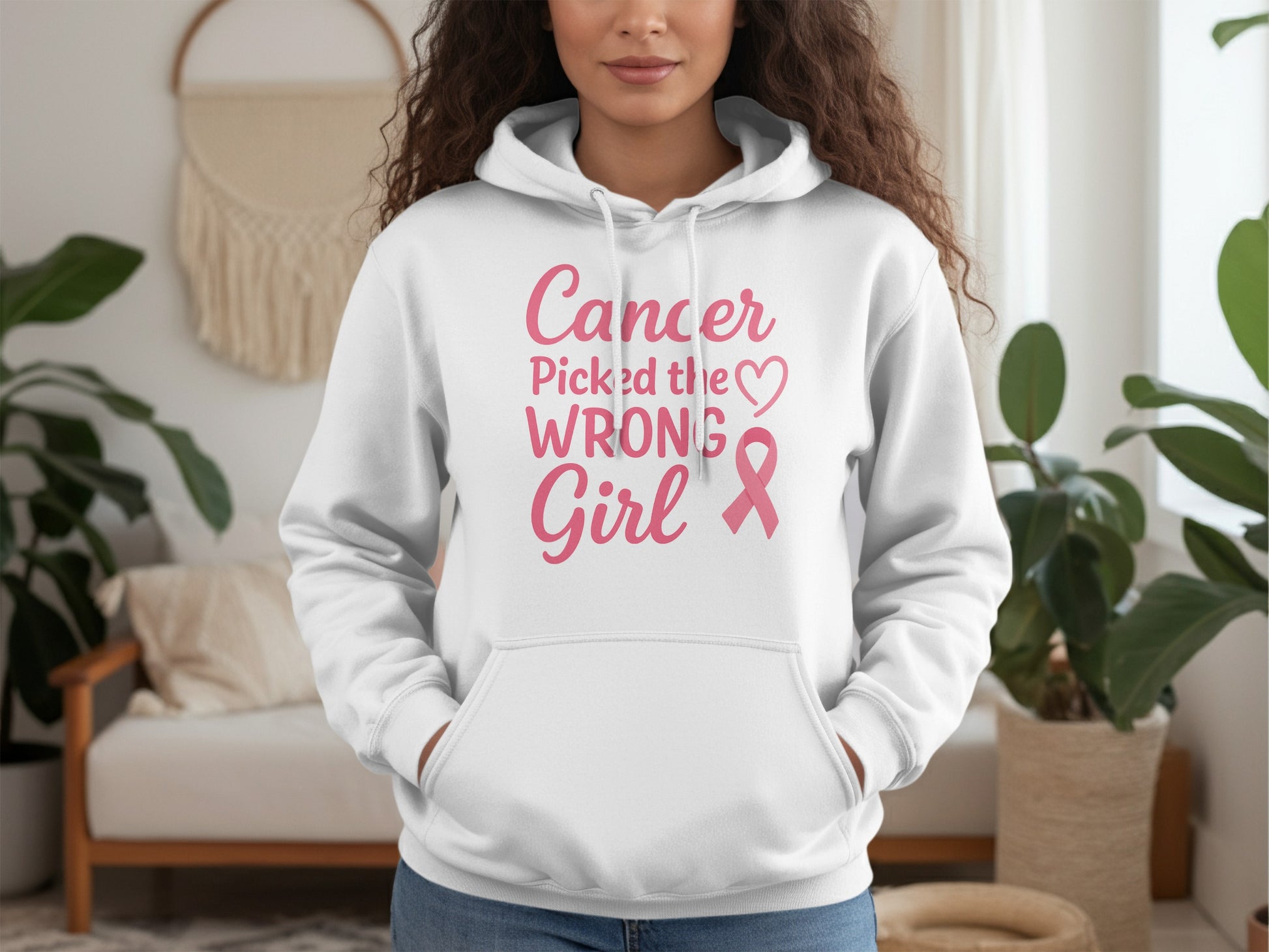 Cancer Picked the Wrong Girl Hoodie product