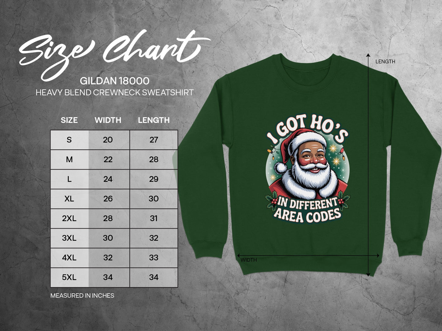I Got Ho's in Different Area Codes Sweatshirt