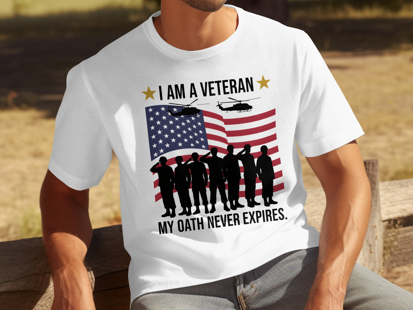 I Am A Veteran My Oath Never Expires T-Shirt