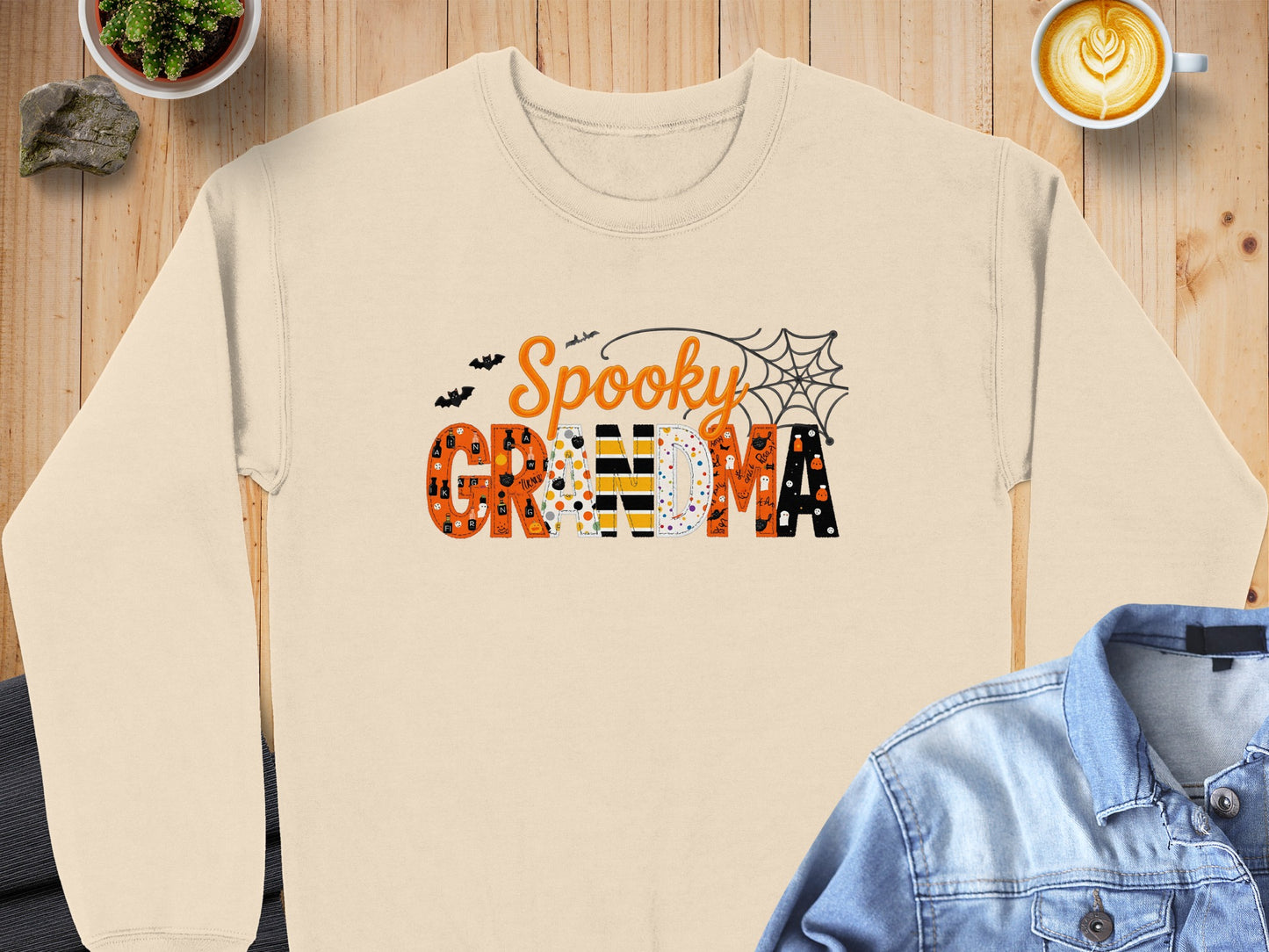 Spooky Grandma Halloween Themed Sweatshirt product