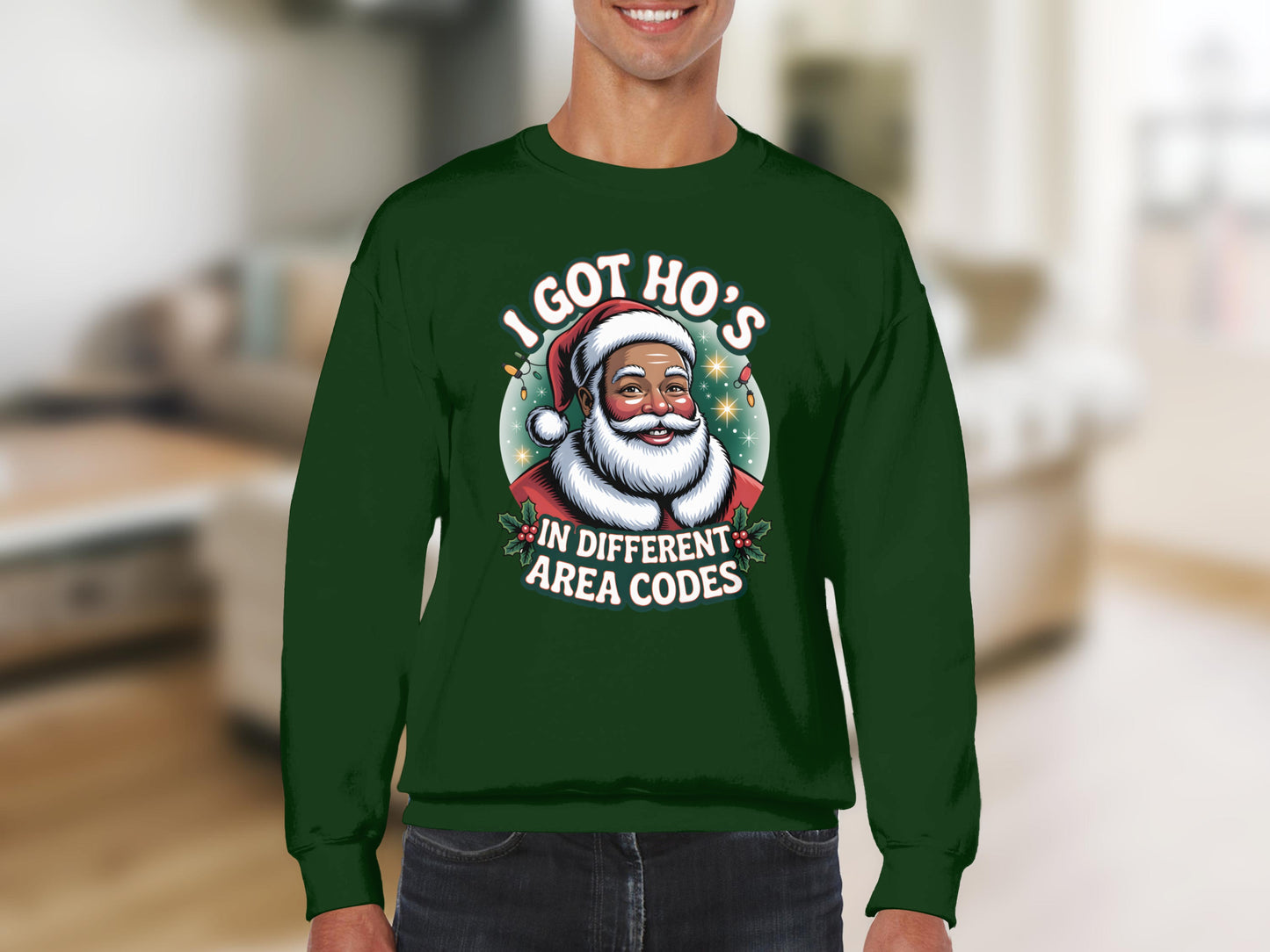 I Got Ho's In Different Area Codes Christmas Sweater