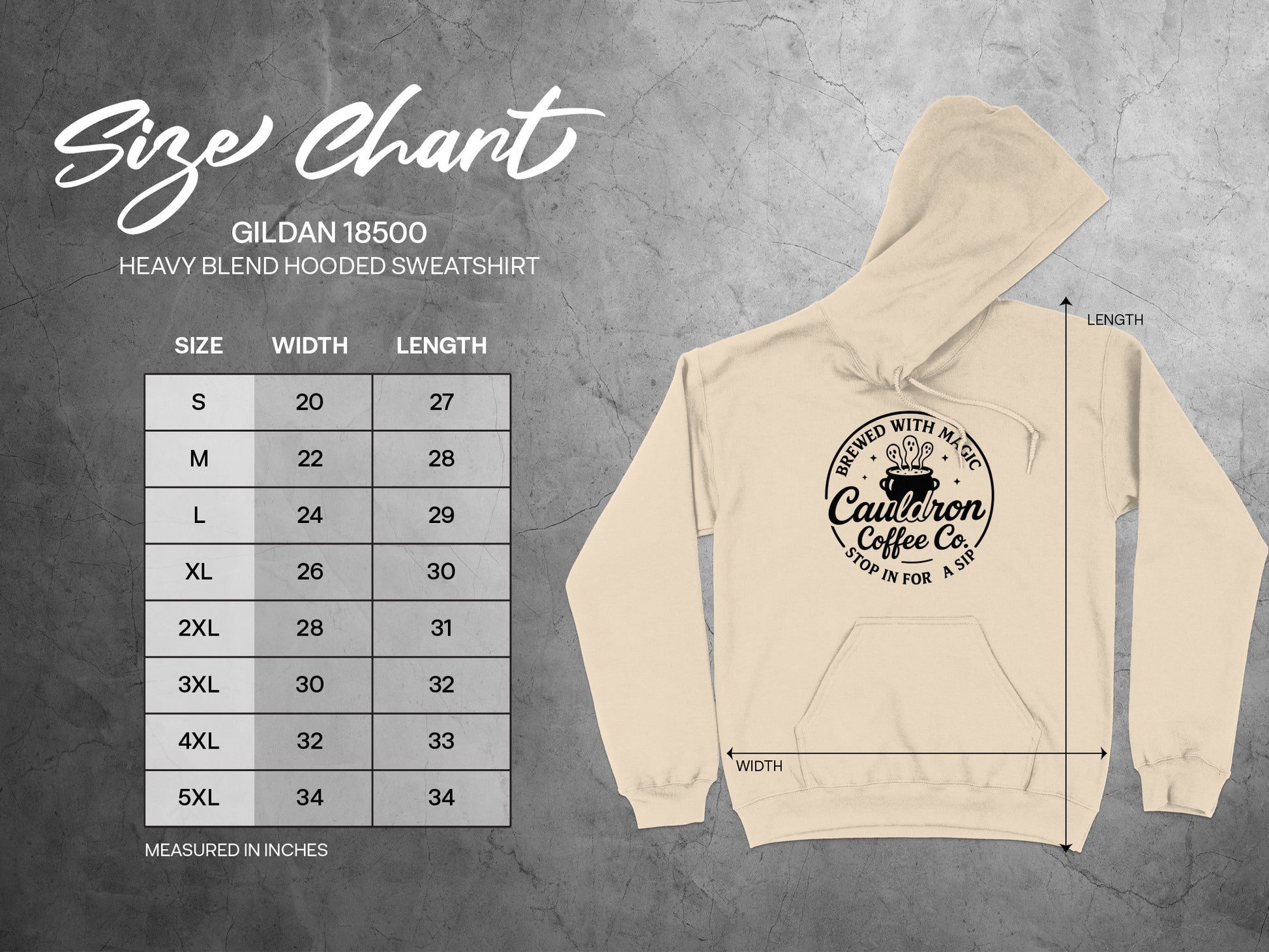 Cauldron Coffee Co Heavy Blend Hooded Sweatshirt product type