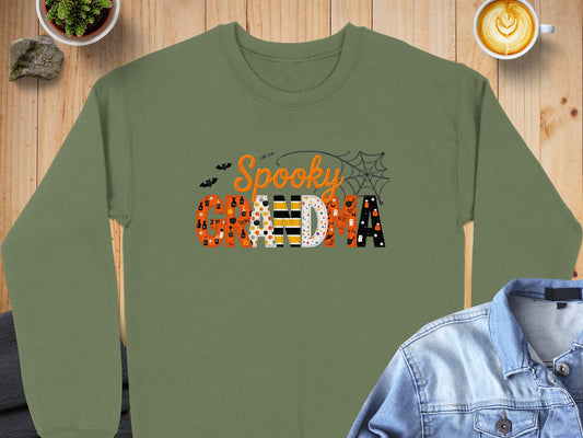 Spooky Grandma Halloween Themed Sweatshirt product
