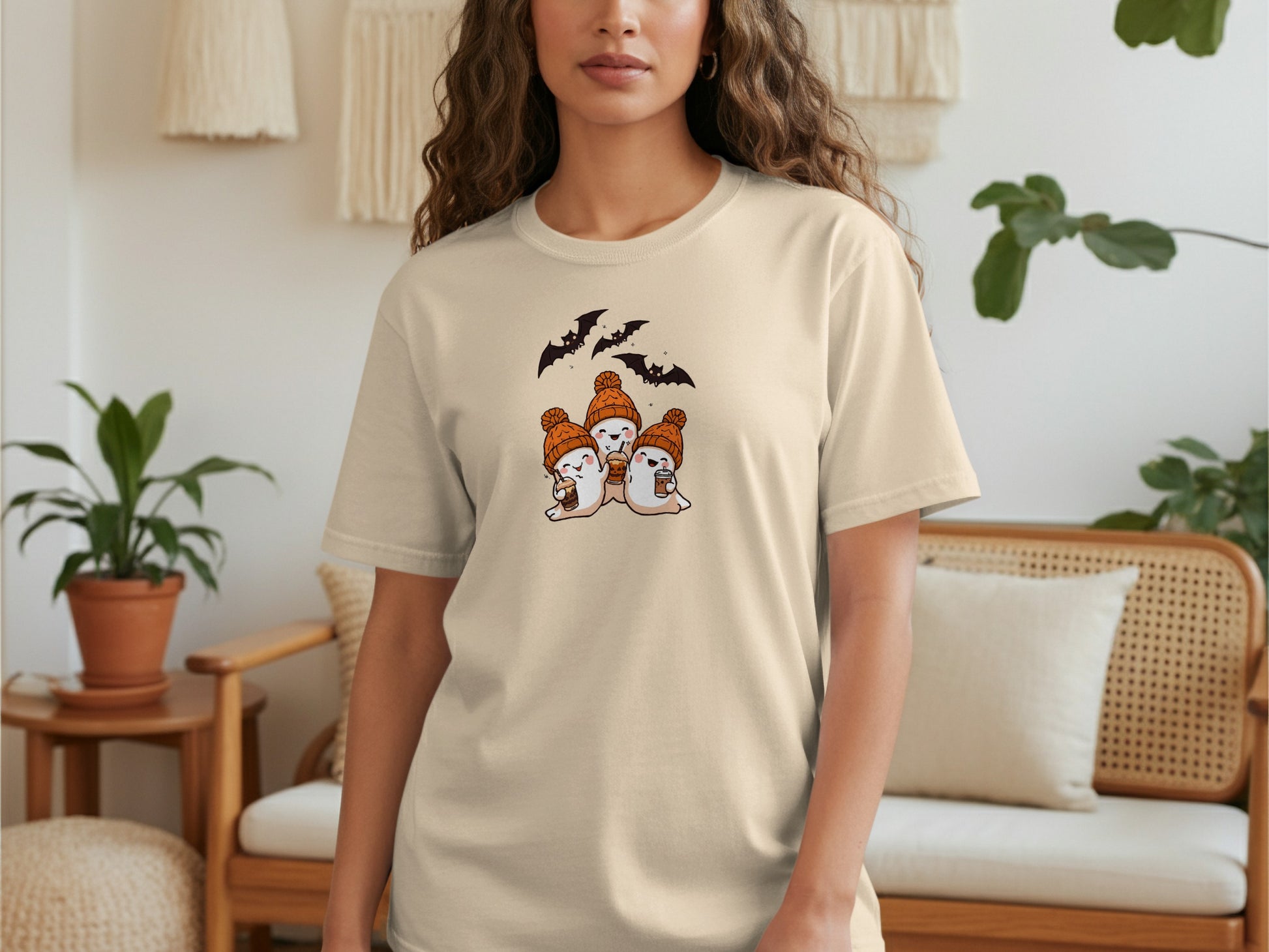 Adorable Halloween Ghosts Graphic Tee product