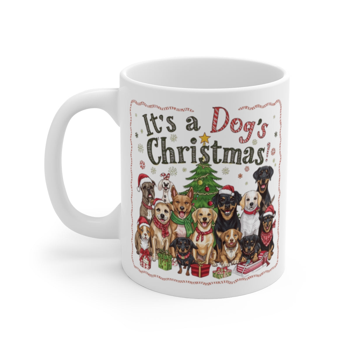 It's a Dog's Christmas Festive Mug for Holiday Cheer