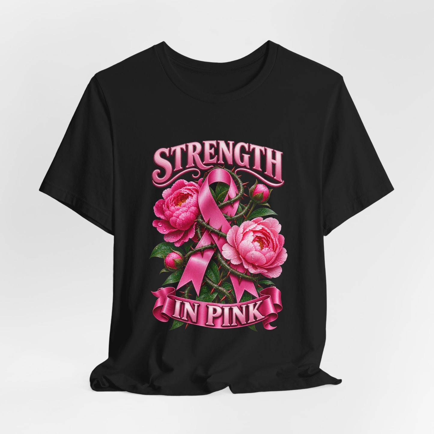 Strength in Pink | Breast Cancer Awareness Unisex T-Shirt