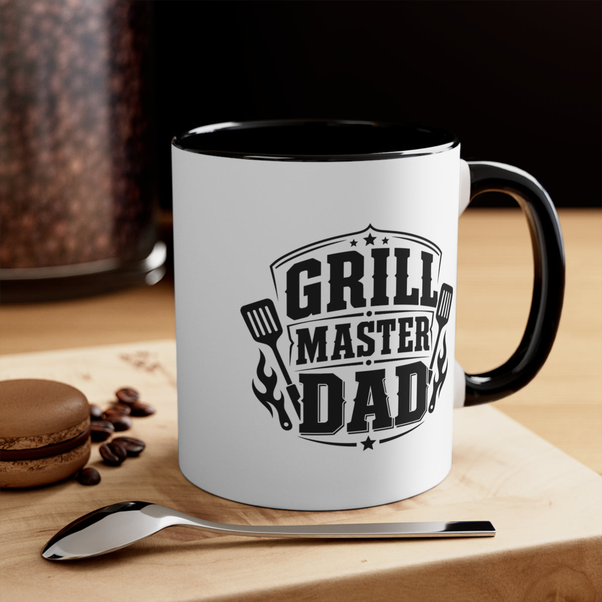 Grill Master Dad Accent Mug
