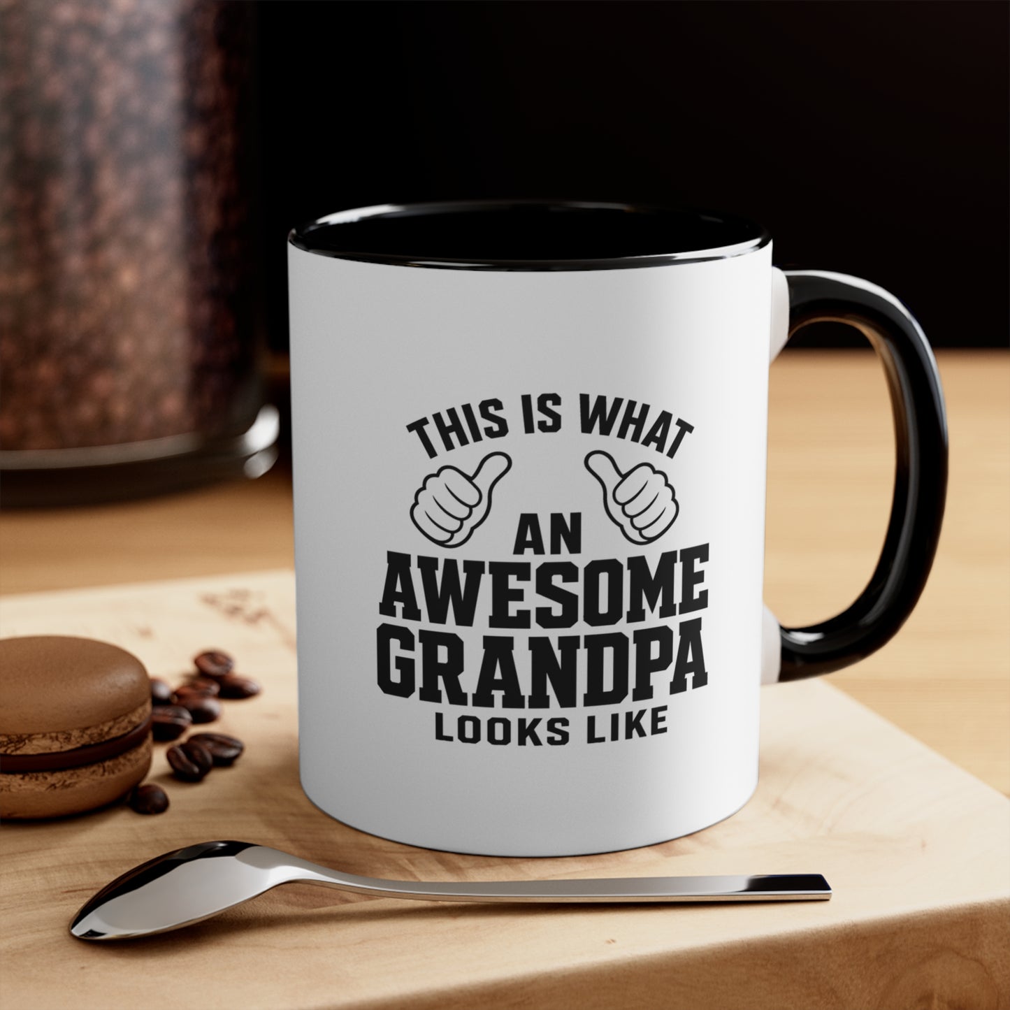 This Is What An Awesome Grandpa Looks Like Accent Mug