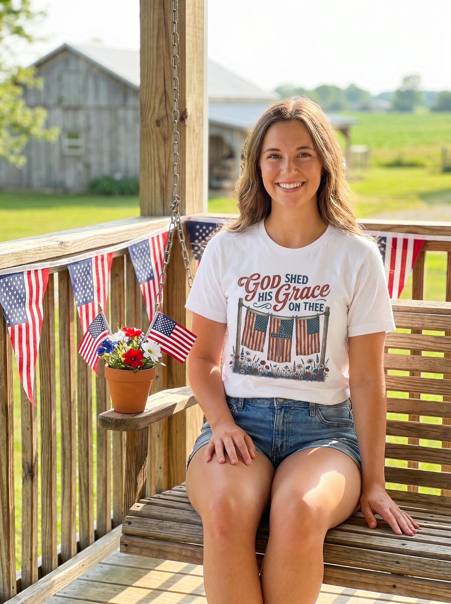 Heritage Grace Patriotic T-Shirt