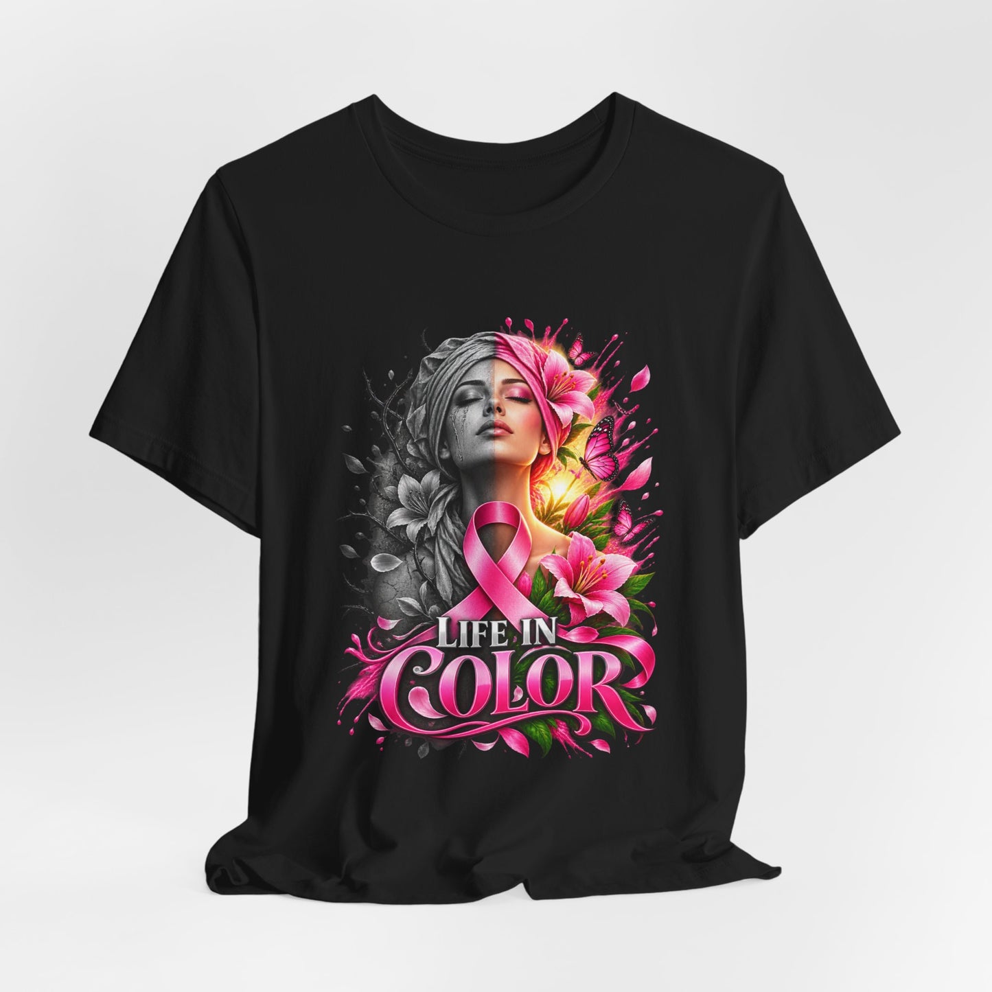 Life in Color | Breast Cancer Awareness Unisex T-Shirt