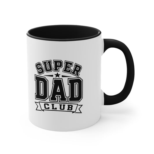 Super Dad Club Accent Mug