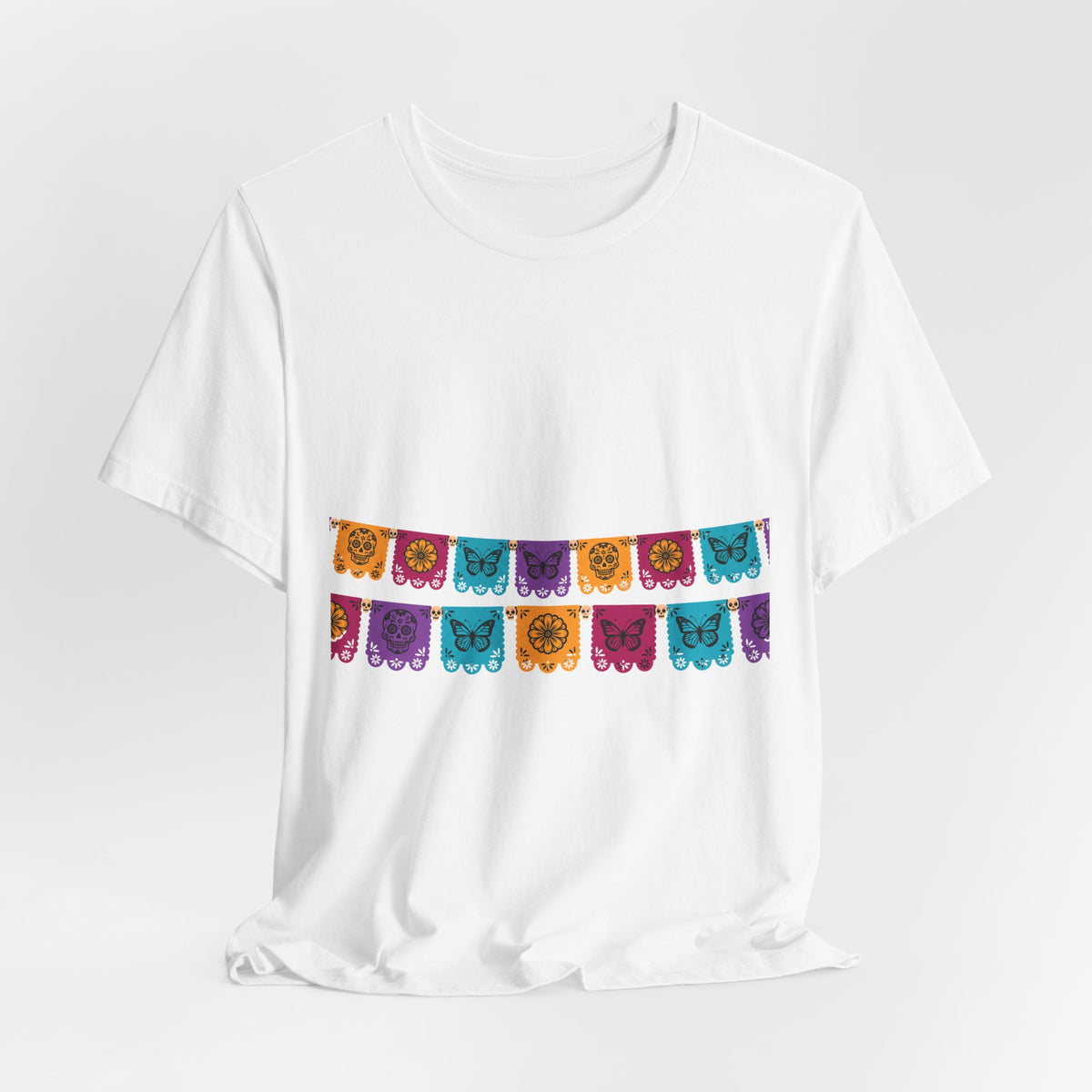 Papel Picado | Día de los Muertos Chest Wrap T-Shirt