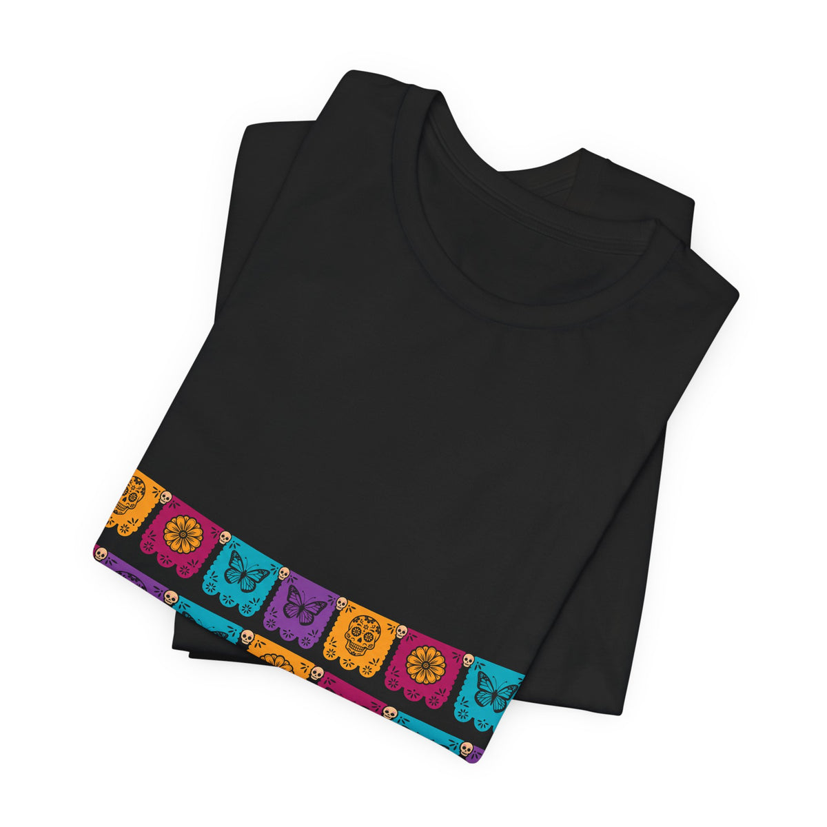 Papel Picado | Día de los Muertos Chest Wrap T-Shirt