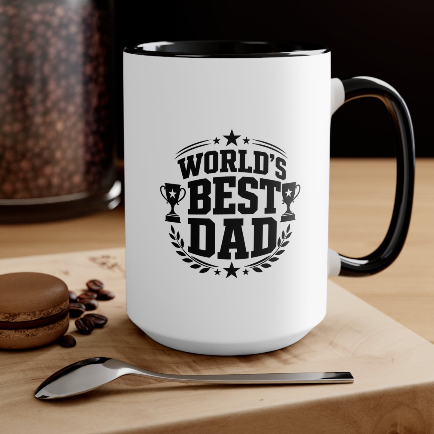 World’s Best Dad Accent Mug