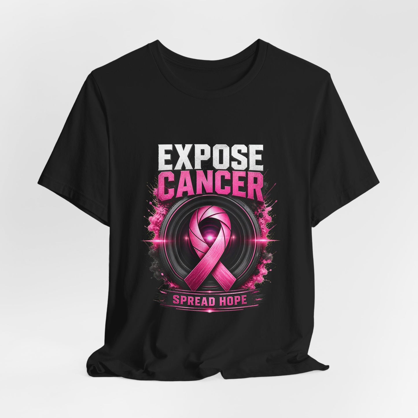 Expose Cancer, Spread Hope | Breast Cancer Awareness Unisex T-Shirt