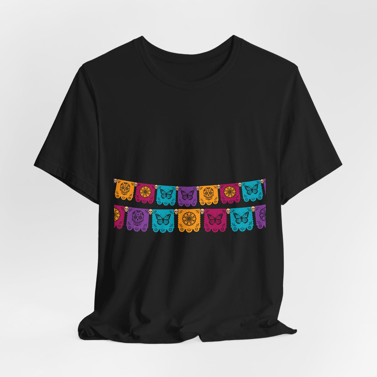 Papel Picado | Día de los Muertos Chest Wrap T-Shirt