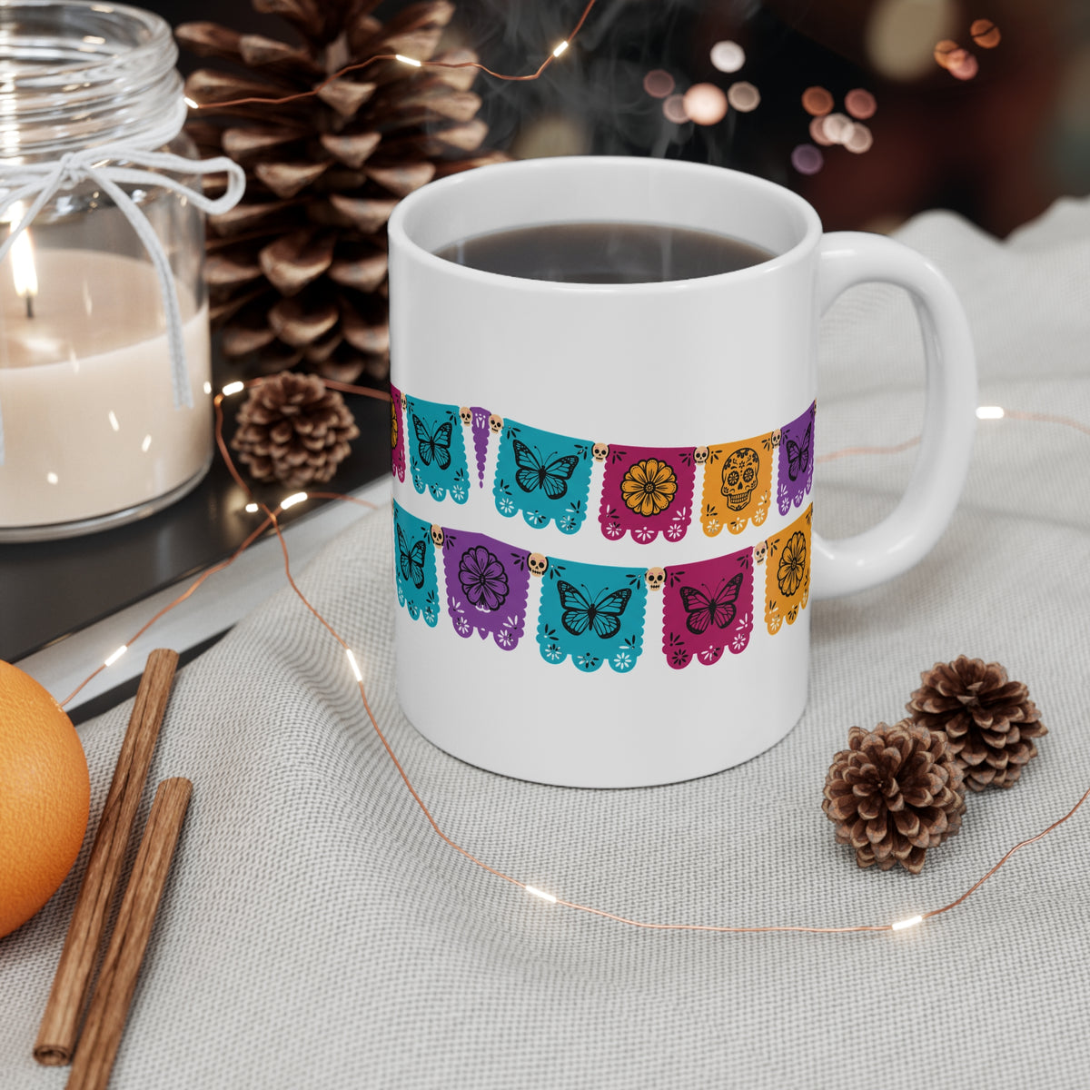 Papel Picado | Día de los Muertos Mug
