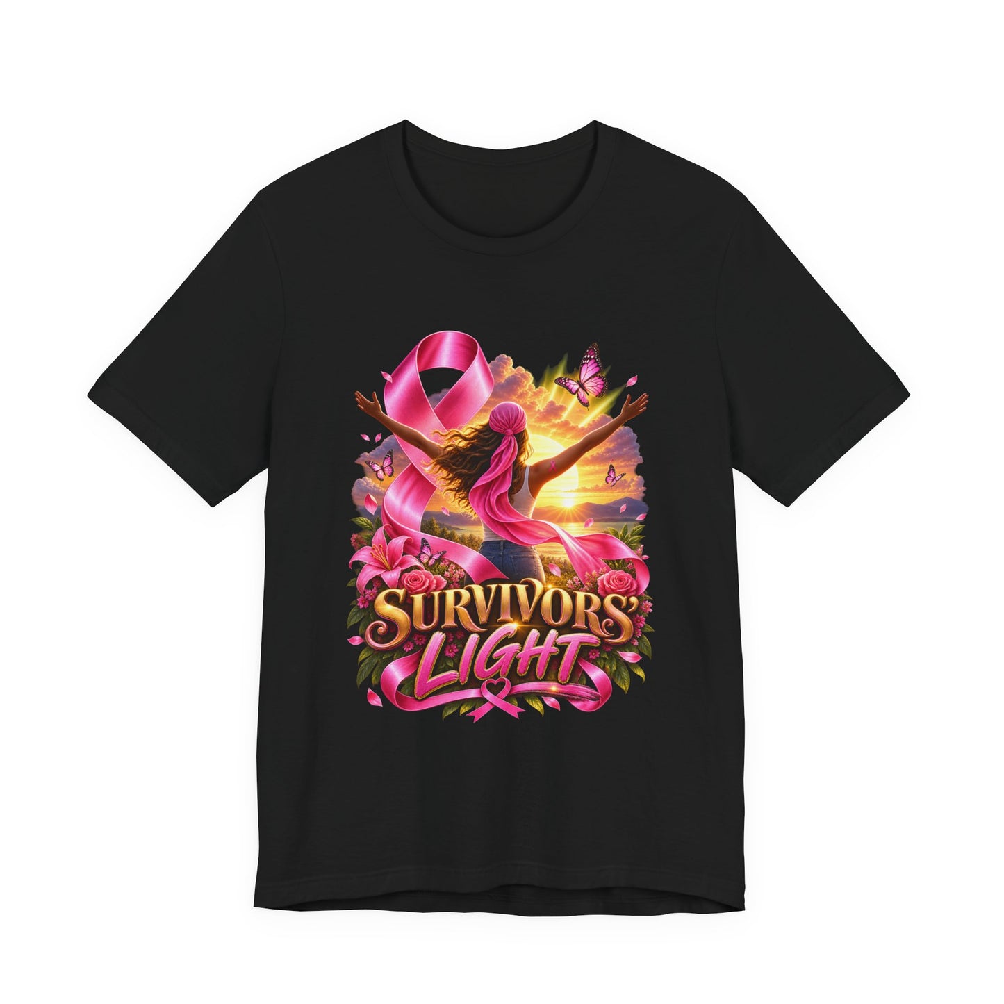 Survivors' Light | Breast Cancer Awareness Unisex T-Shirt