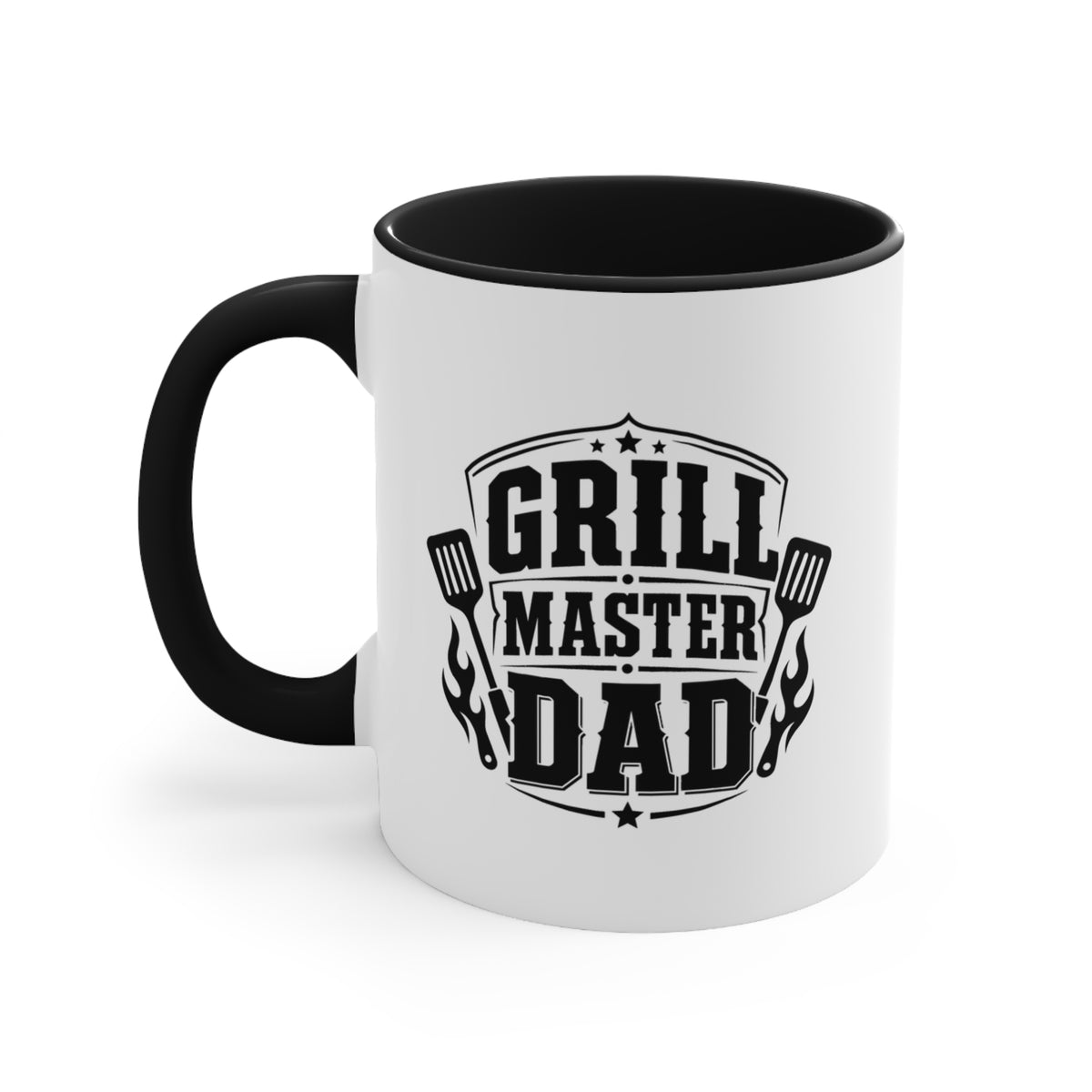 Grill Master Dad Accent Mug