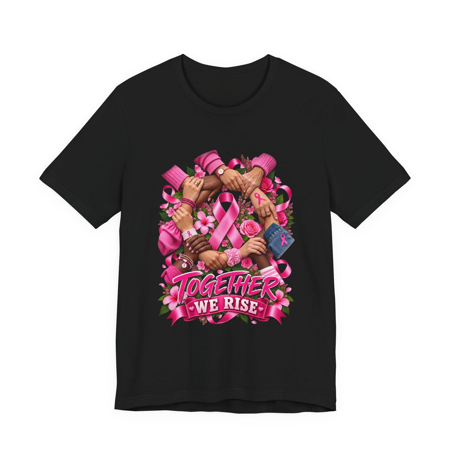 Together We Rise | Breast Cancer Awareness Unisex T-Shirt