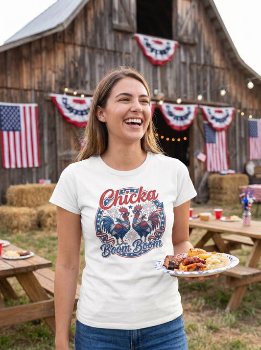 Chicka Boom Boom Roosters T-Shirt