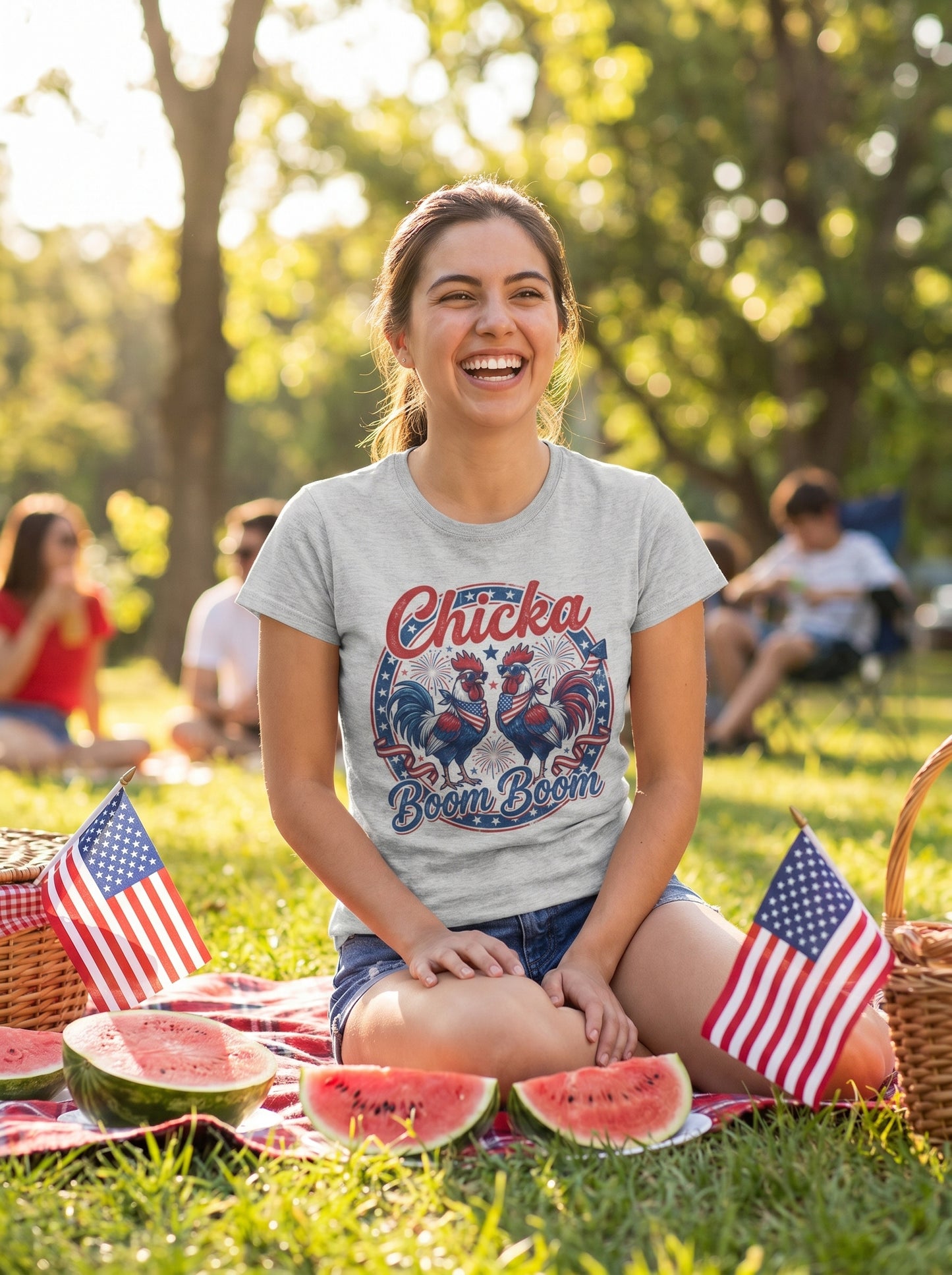 Chicka Boom Boom Roosters T-Shirt