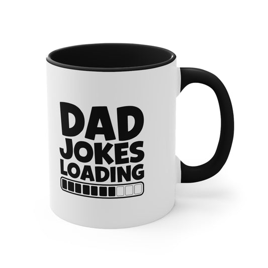 Dad Jokes Loading Accent Mug