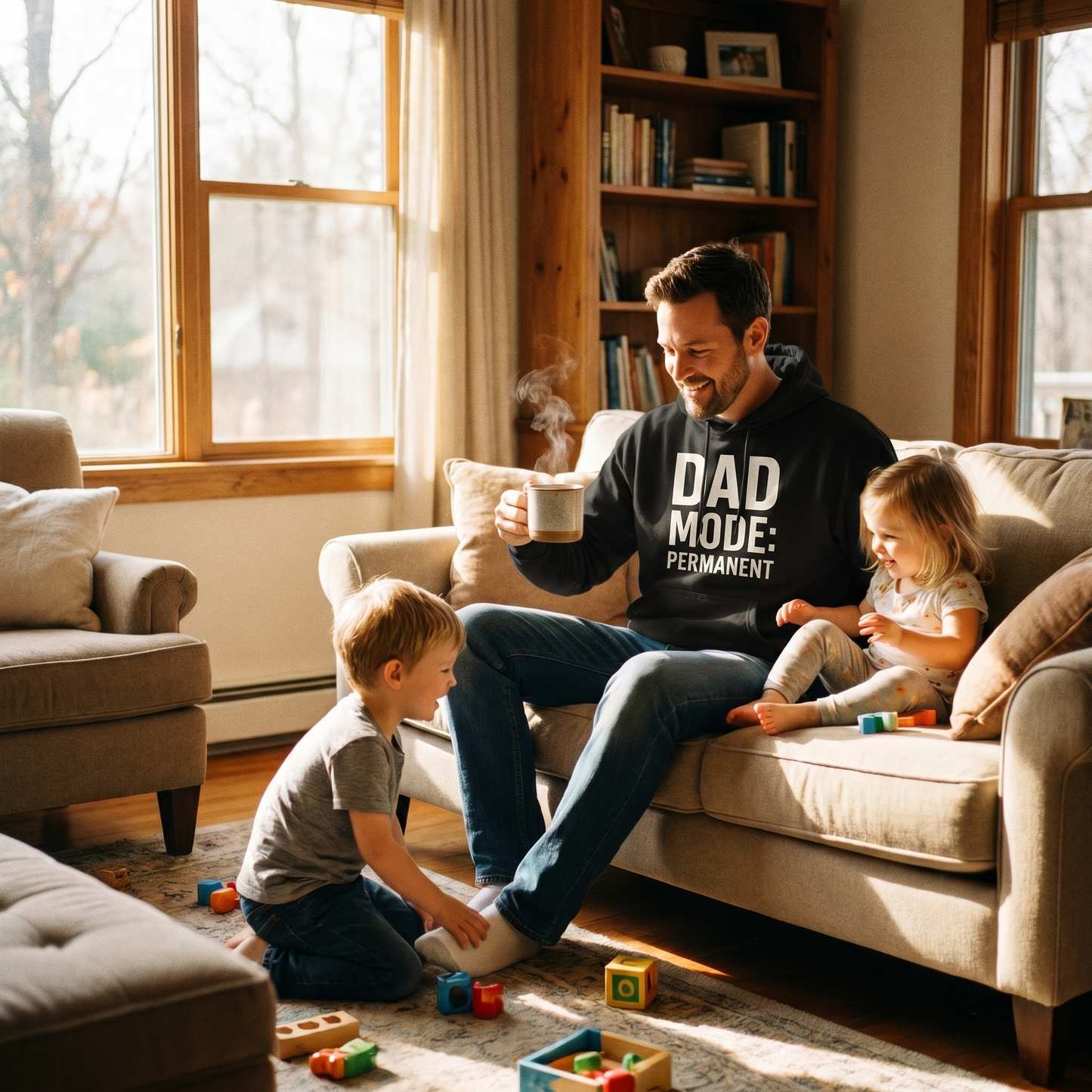 Dad Mode Permanent - Father's Day lifestyle
