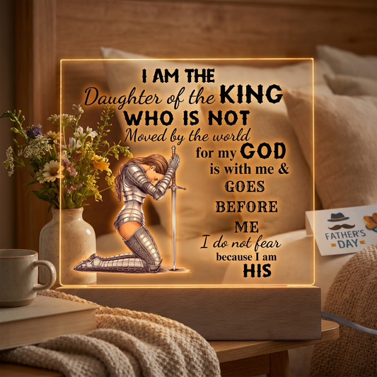 Daughter of a King Acrylic V1 - Father's Day lifestyle