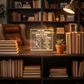 Daughter of a King Acrylic V1 - bookshelf lifestyle