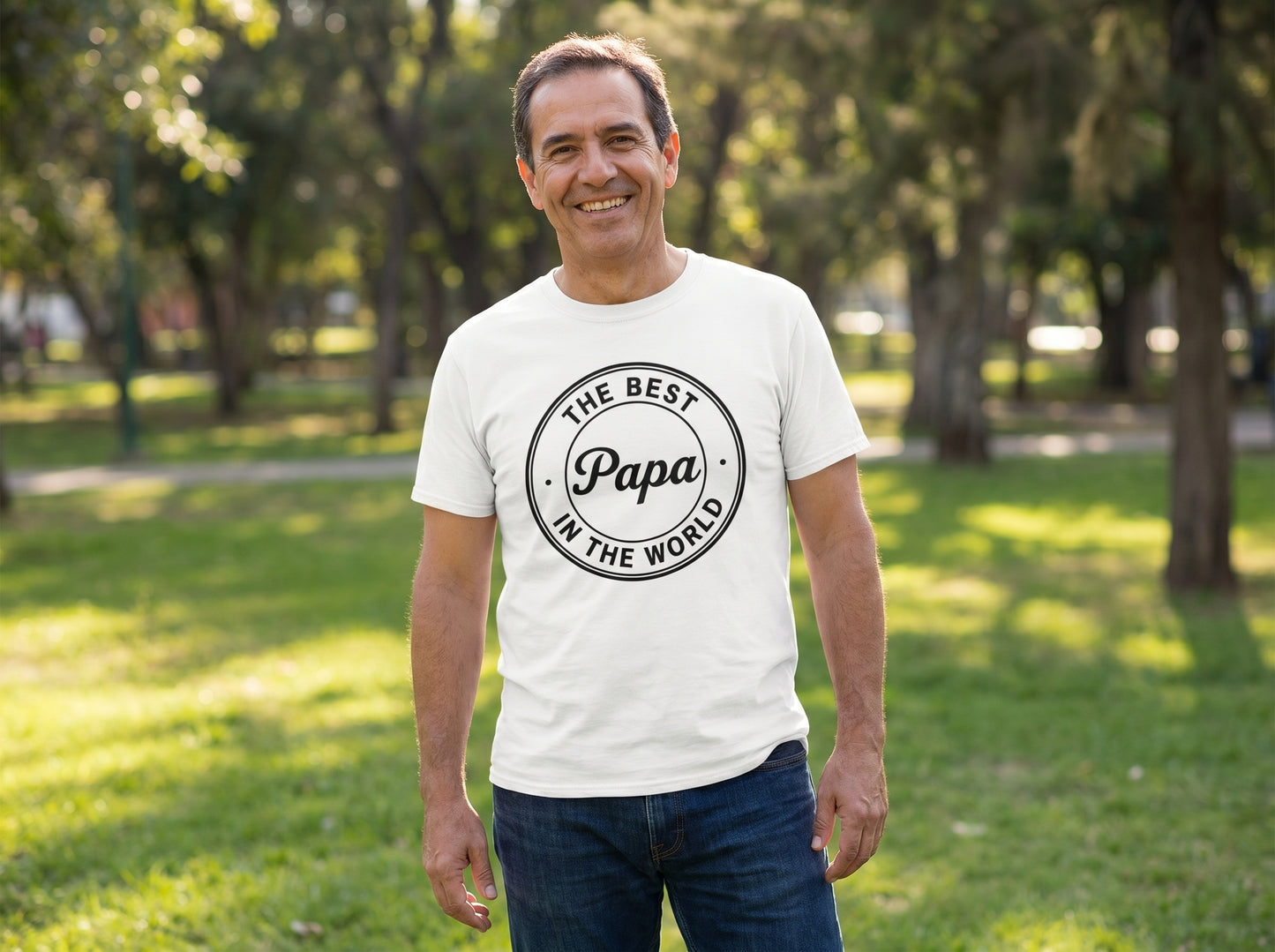 World's Best Papa Emblem T-Shirt | Father's Day Gift
