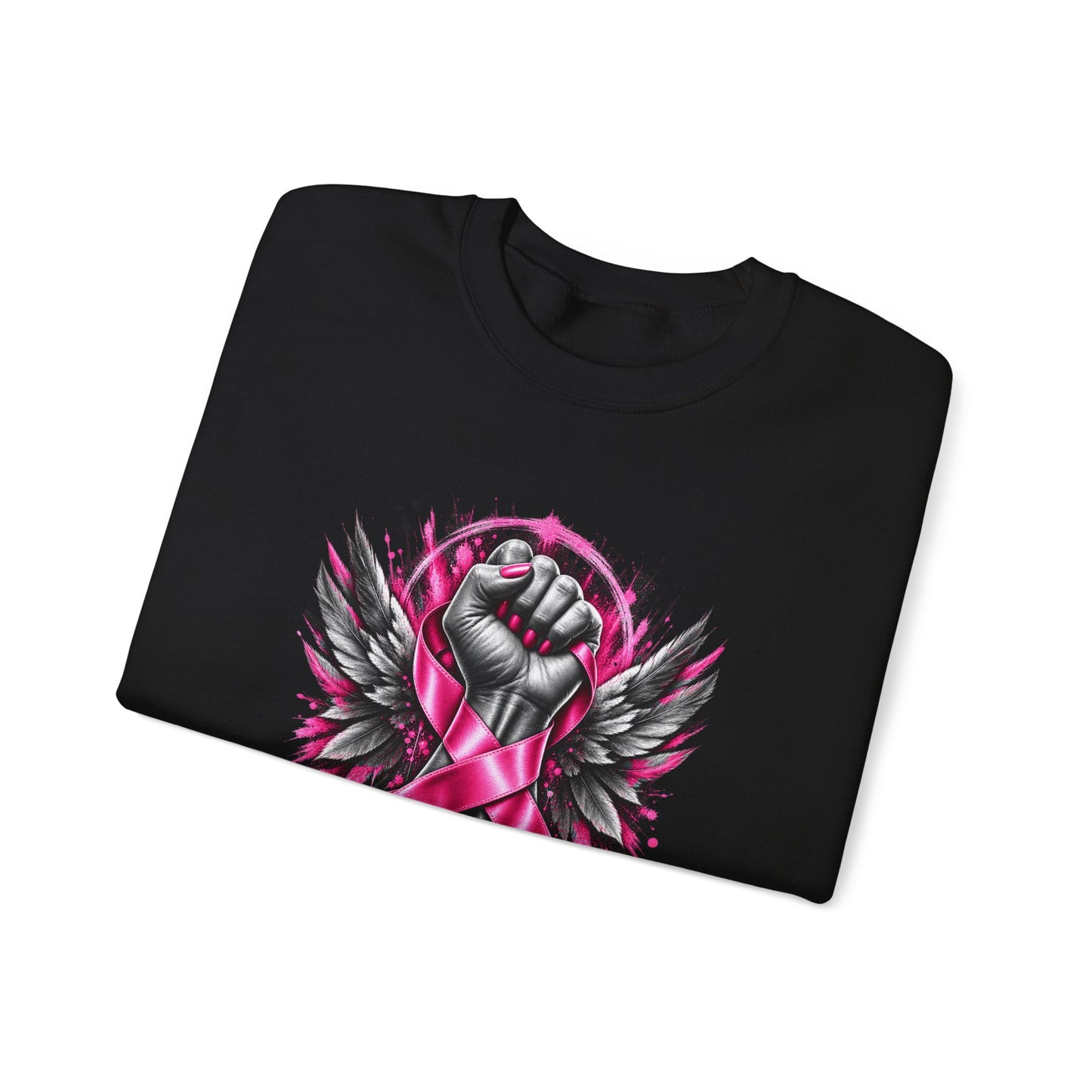 Warrior's Pink | Breast Cancer Awareness Unisex Crewneck Sweatshirt