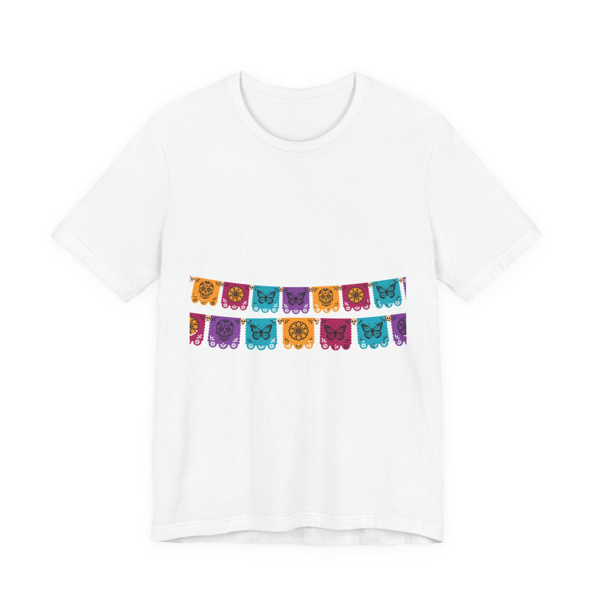 Papel Picado | Día de los Muertos Chest Wrap T-Shirt