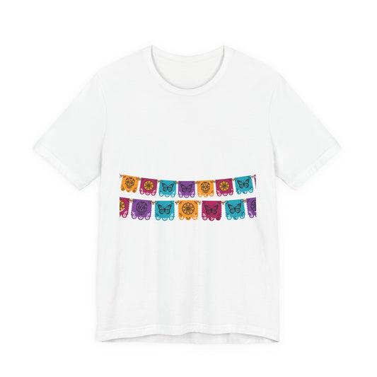 Papel Picado | Día de los Muertos Chest Wrap T-Shirt