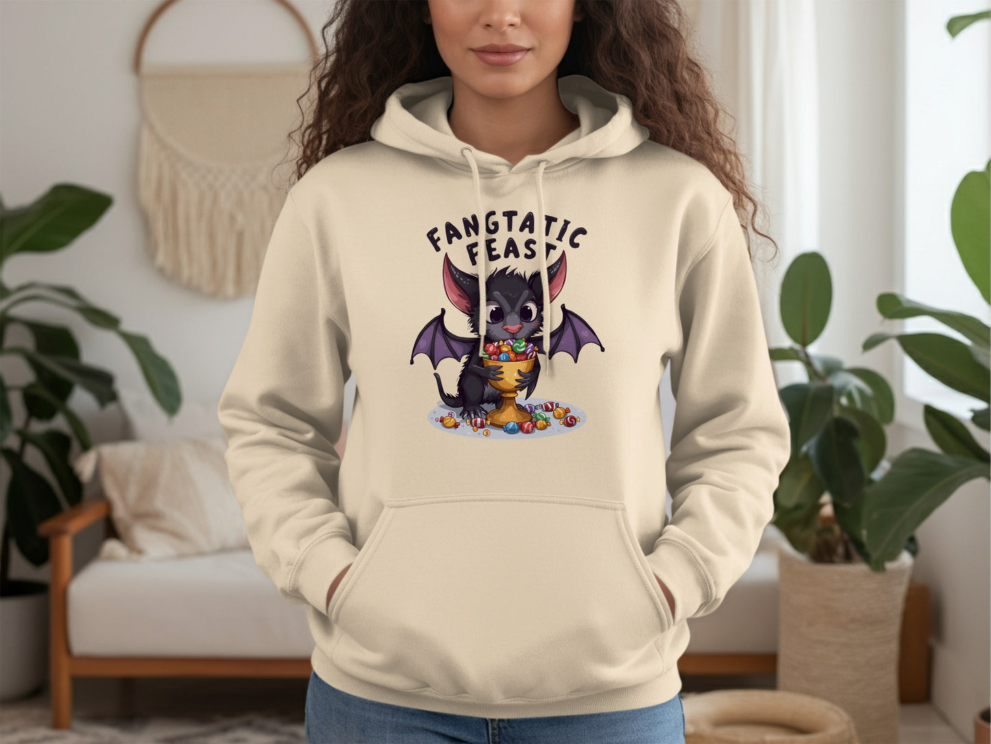 Fangtastic Feast Cute Bat Hoodie product