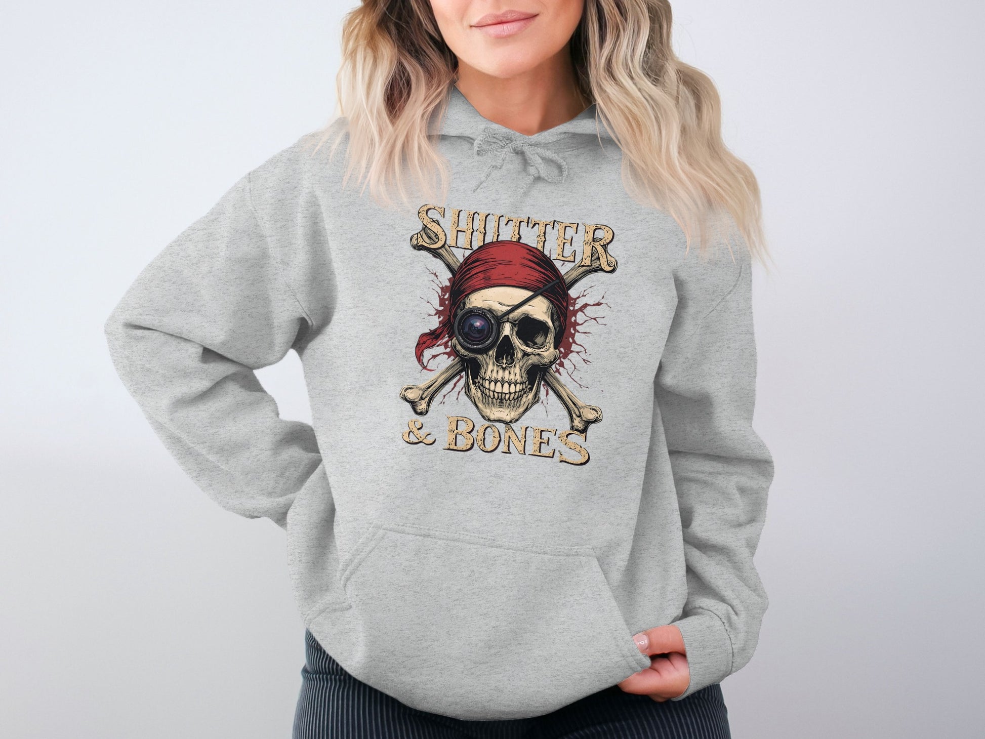 Shutter and Bones Pirate Skull Custom Hoodie product