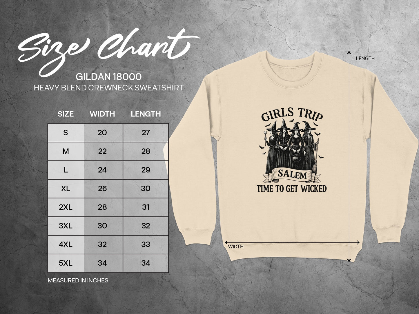 Girls Trip Salem Time To Get Wicked Crewneck Sweatshirt product type