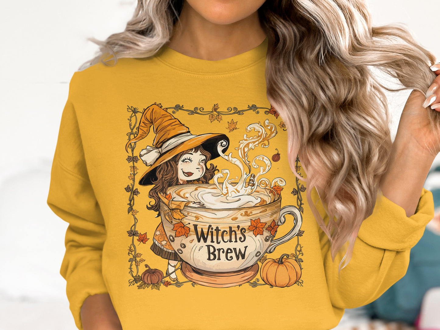 Witch's Brew Halloween Graphic Pullover product type