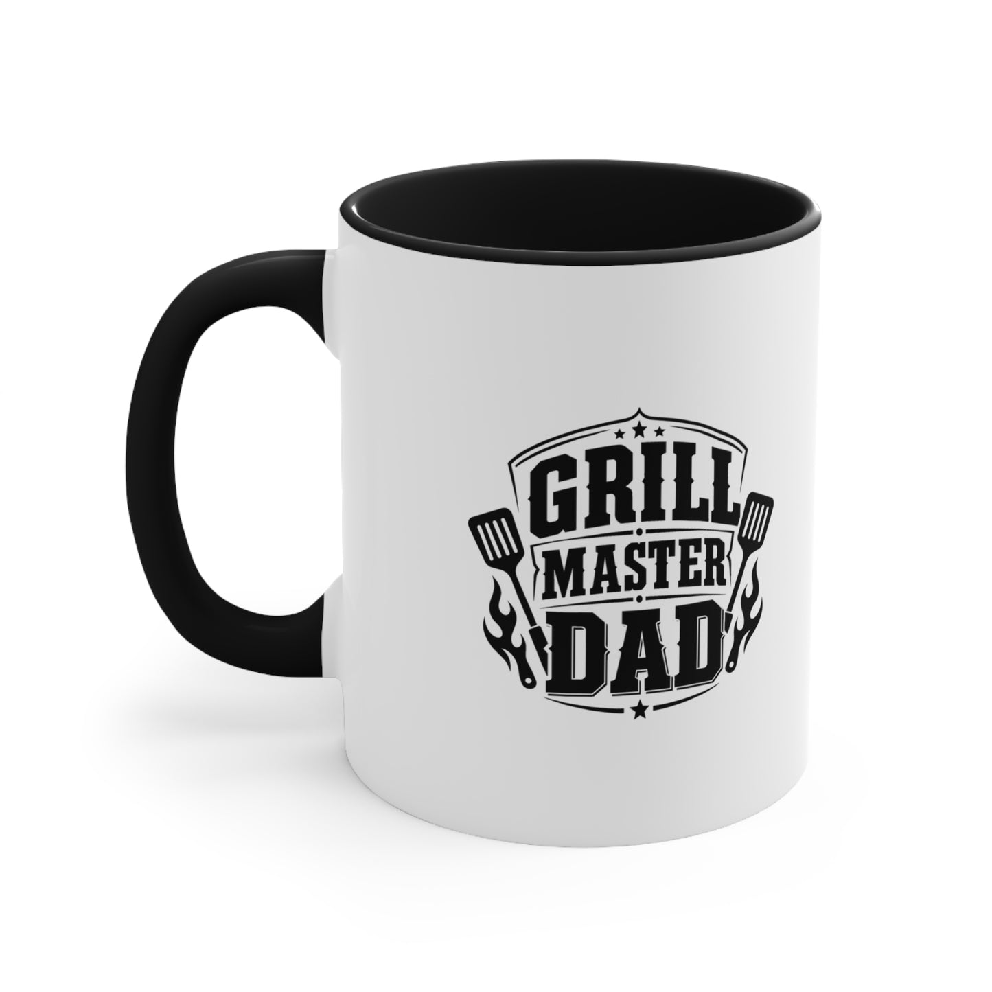 Grill Master Dad Accent Mug
