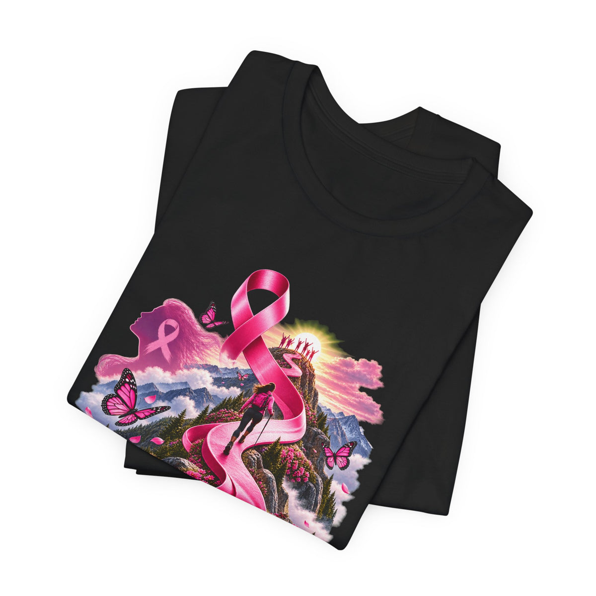 Ribbon Courage | Breast Cancer Awareness Unisex T-Shirt