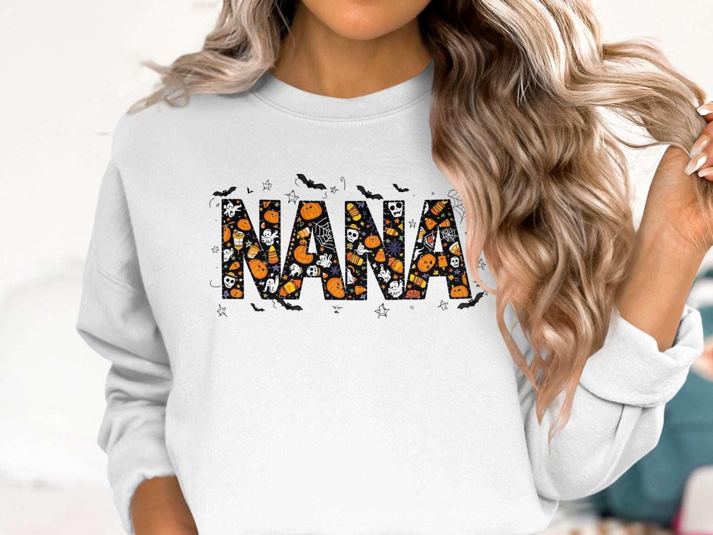 Festive Halloween Themed Nana Graphic Sweatshirt product