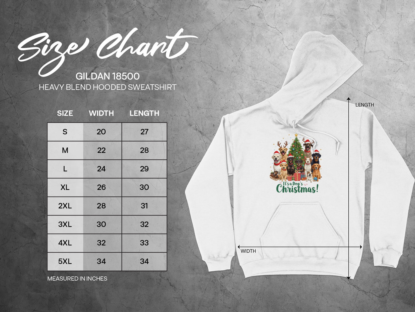 Cute Holiday Dog-Inspired Graphic Hoodie