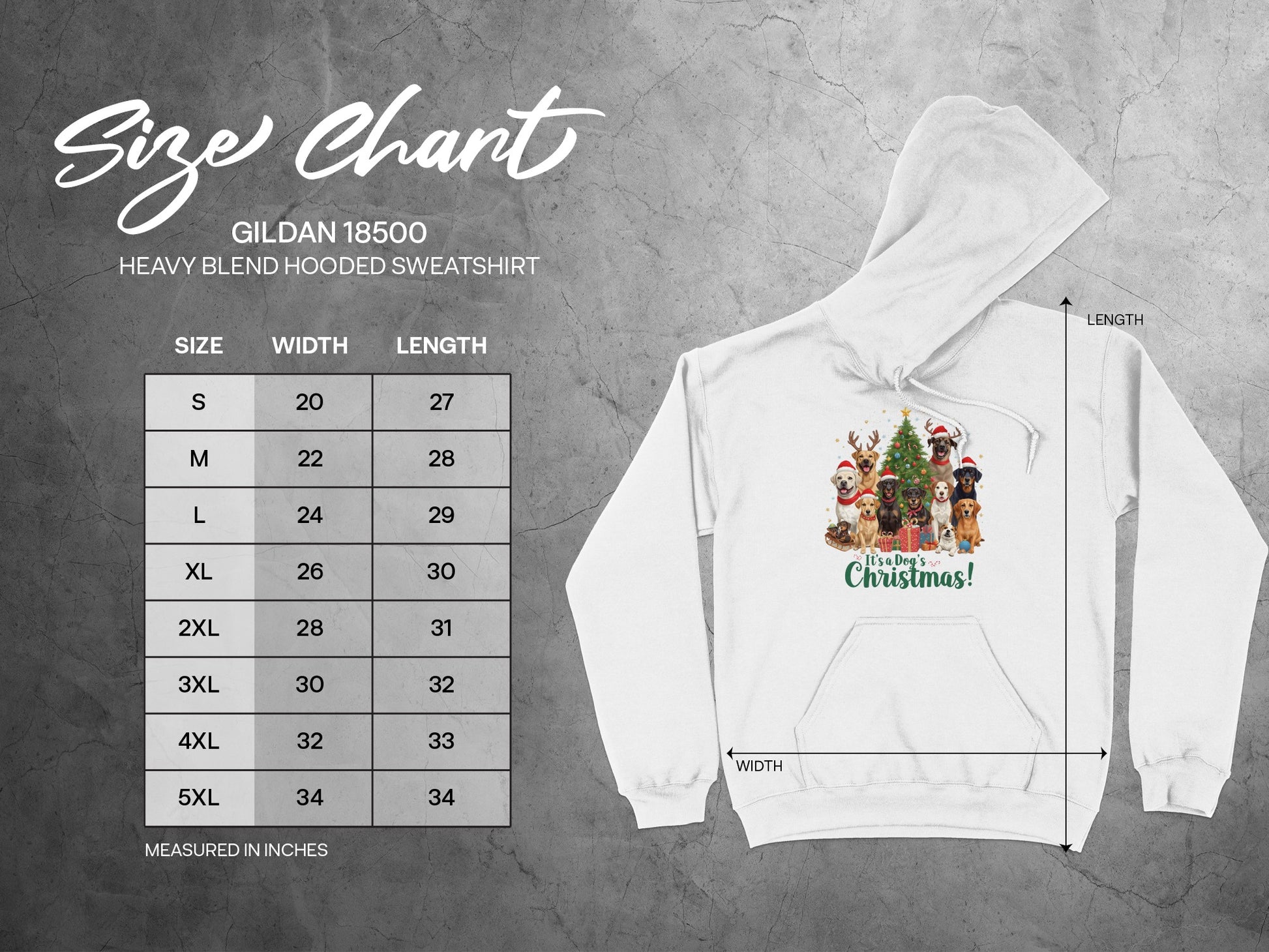 Cute Holiday Dog-Inspired Graphic Hoodie