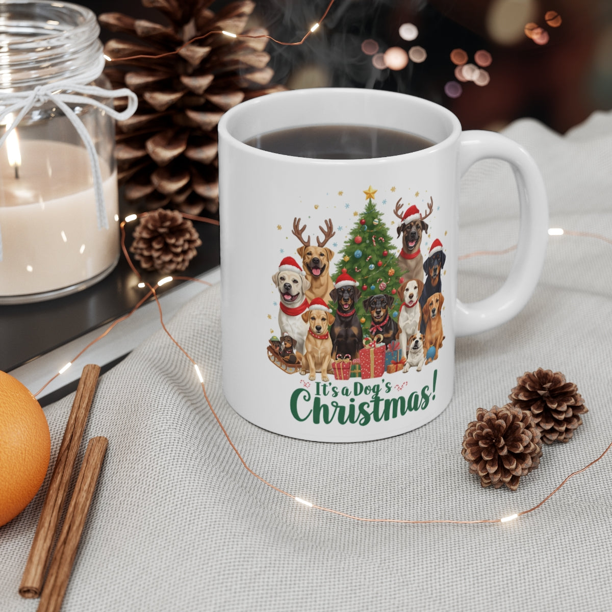 It's a Dog's Christmas Festive Holiday Mug