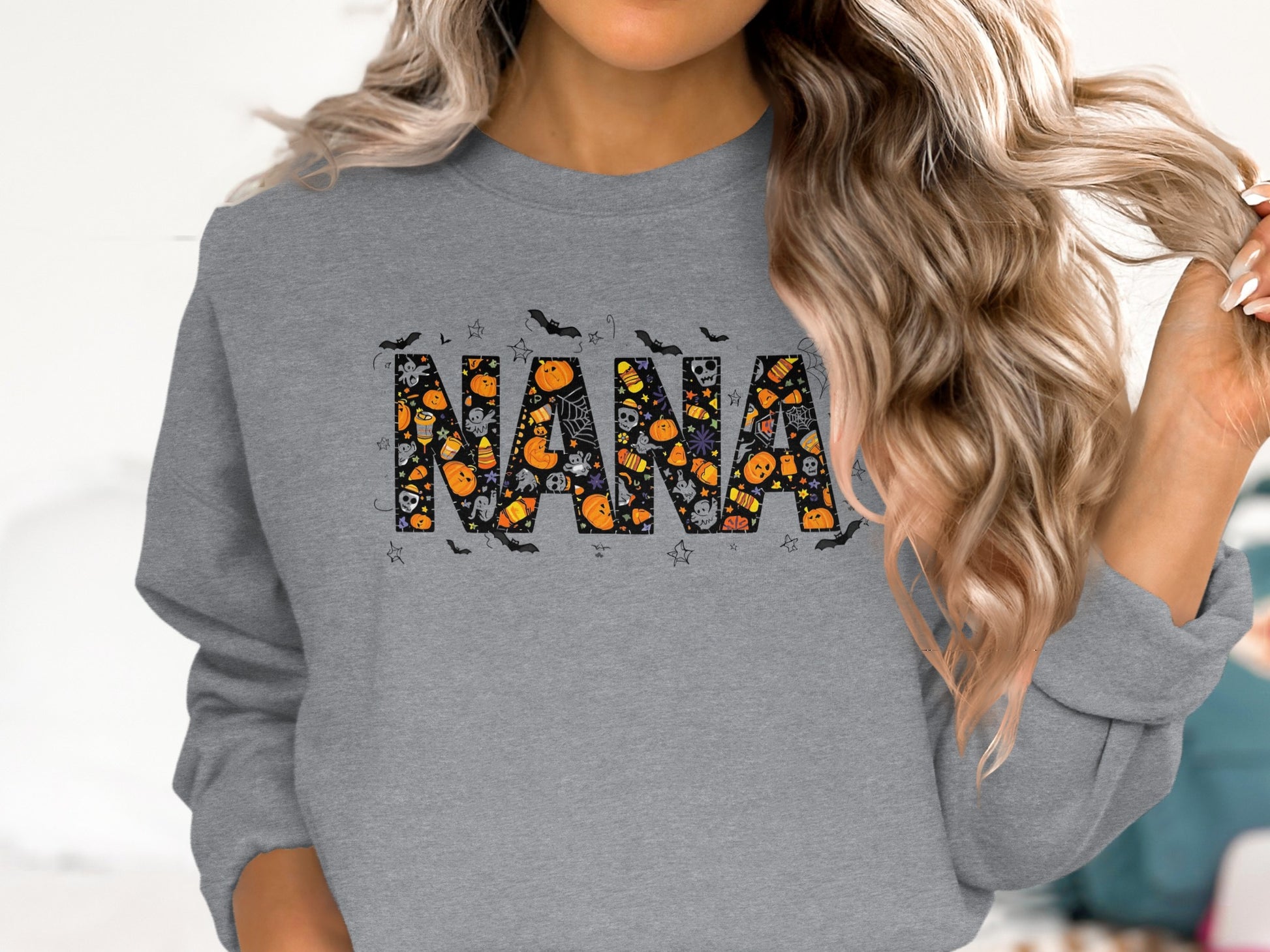 Halloween Nana Graphic Printed Sweatshirt product